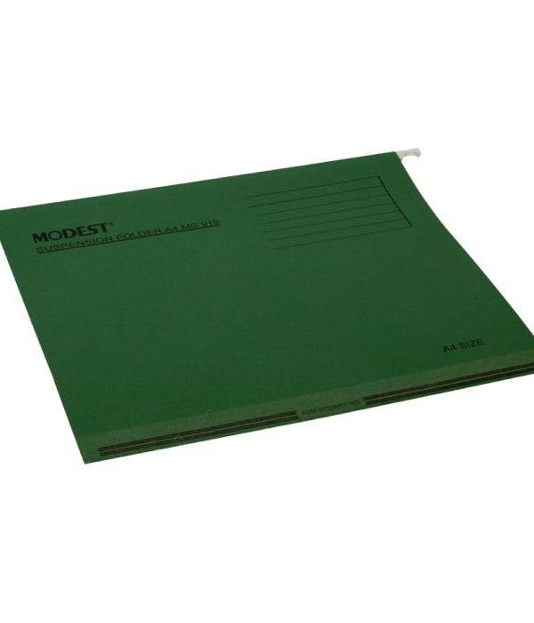 Modest Suspension/Hanging Files A4 Size 50/box Dark Green