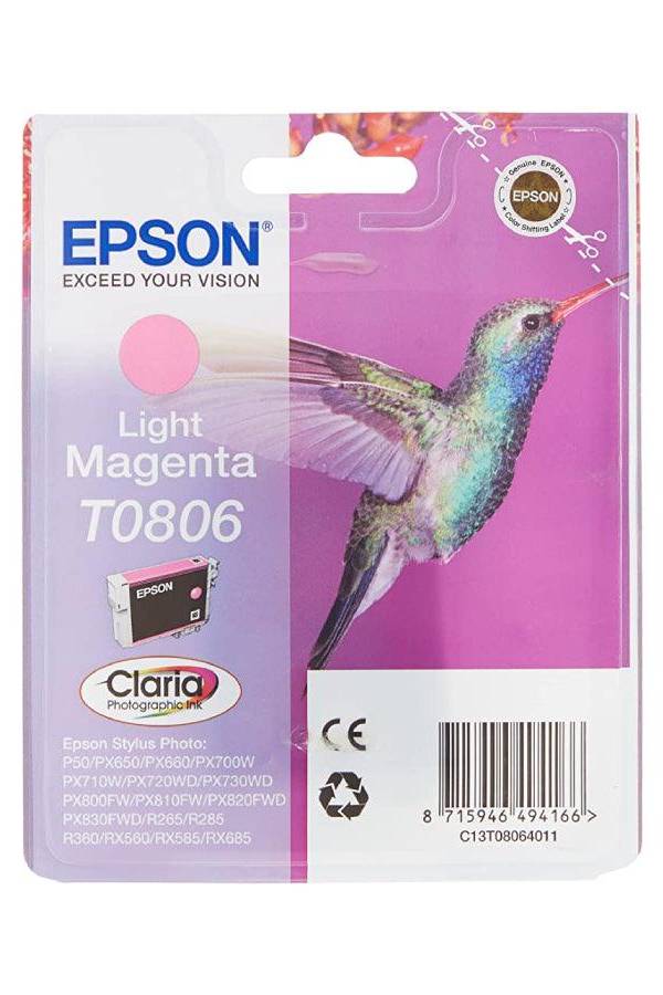 Epson T0806 Light Magenta Ink Cartridge