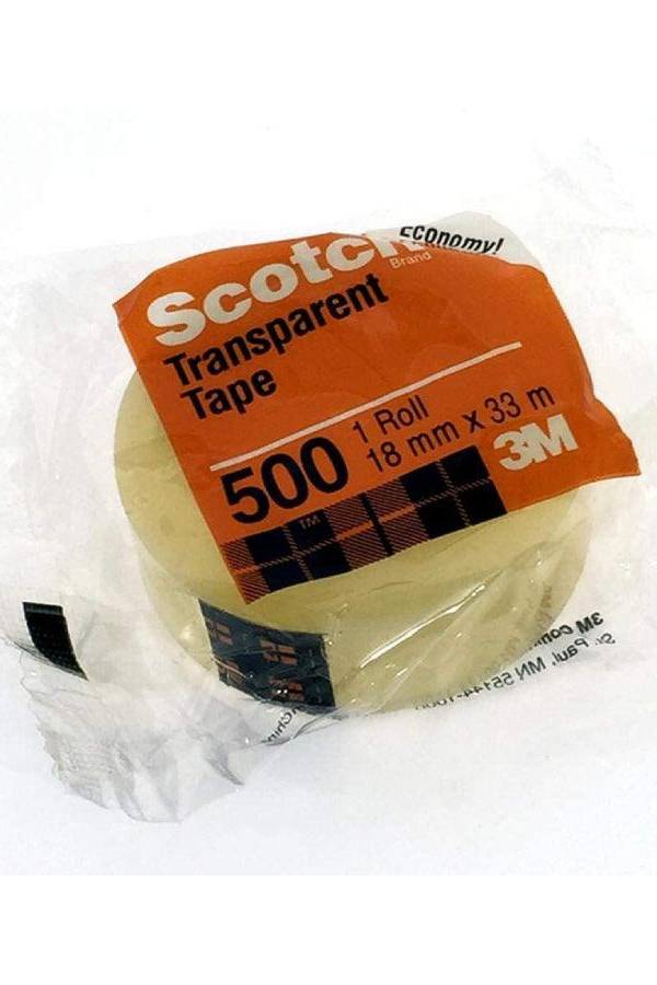 3M Scotch Transparent Tape 500 18mm x 33m