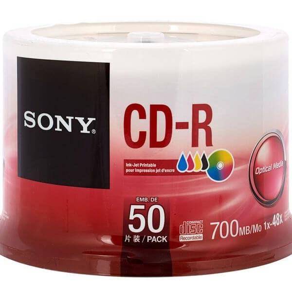 Sony CD-R, Spindle of 50