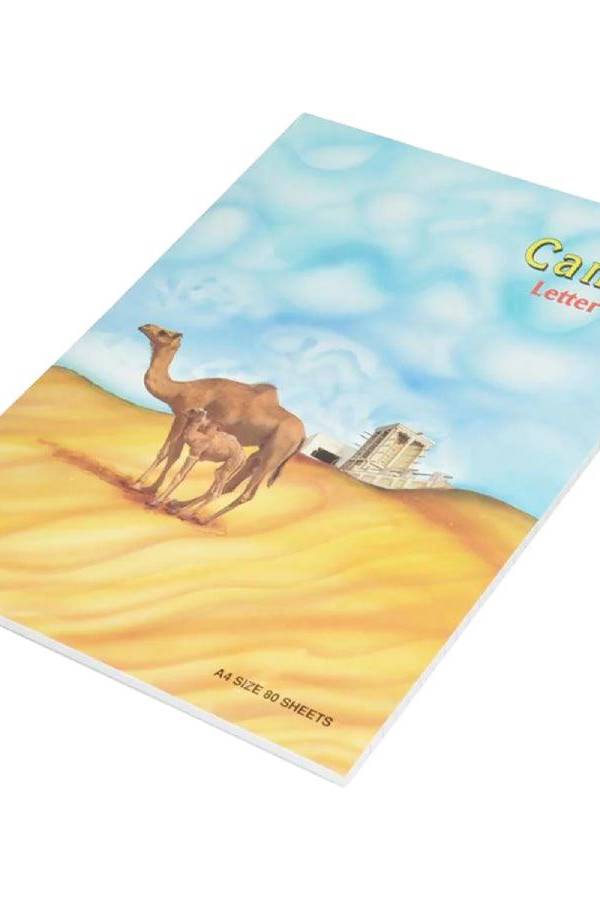 Letter Pad Camel Image A4, 80 Sheets, Line Ruled