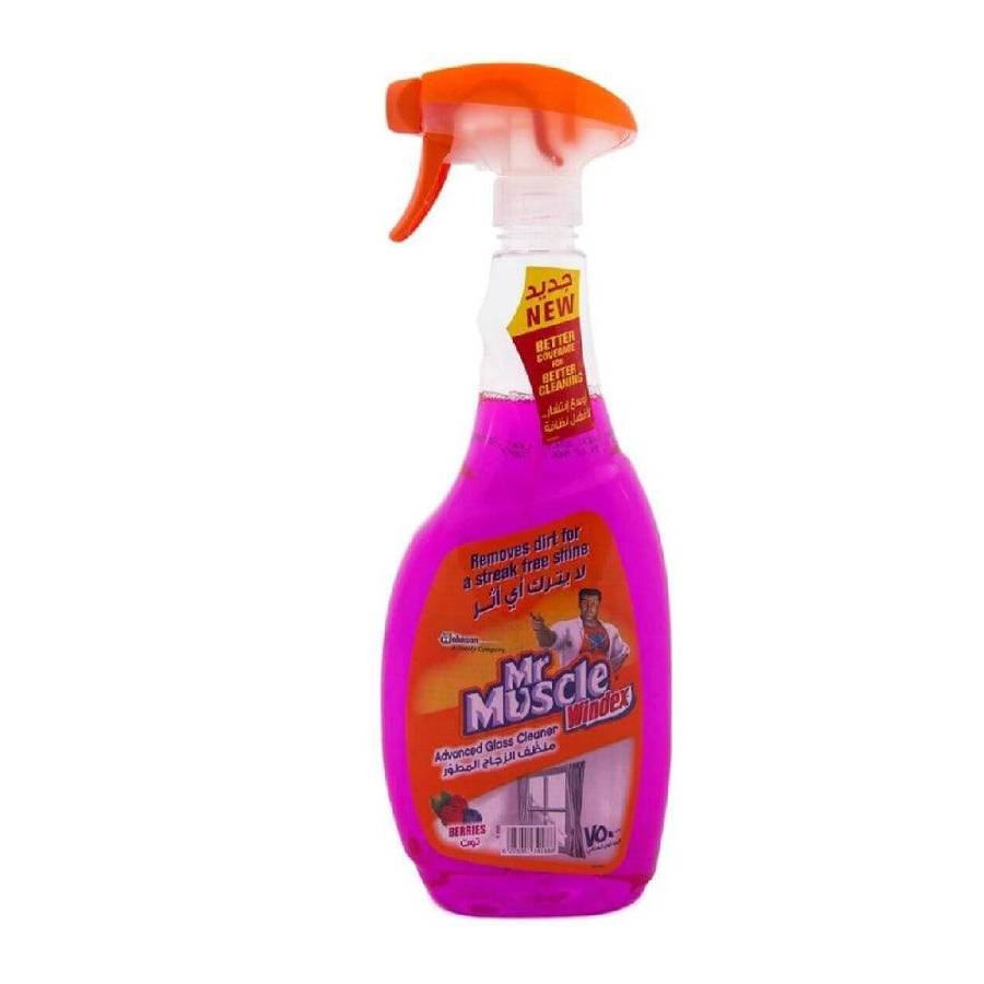 Mr. Muscle Windex Glass Cleaner 750ml, Berries