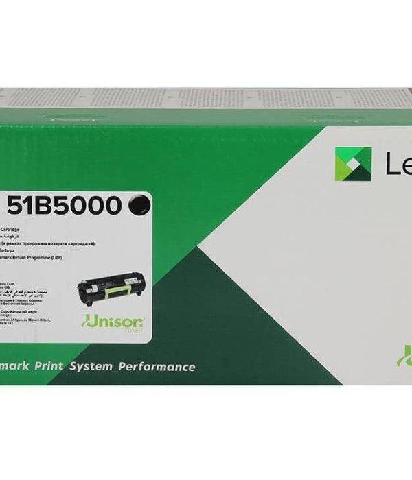 Lexmark 51B5000 Black Return Programme Toner Cartridge
