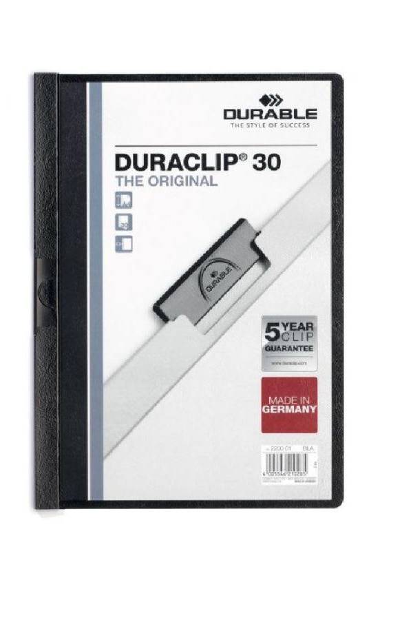 Durable Duraclip 30, A4, Black