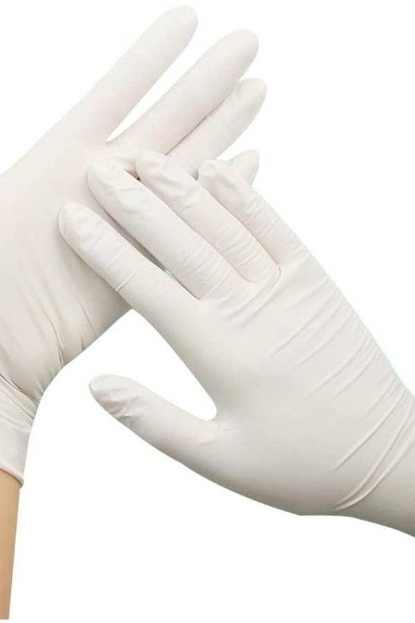Latex Disposable Gloves, Large, 100pcs/pack