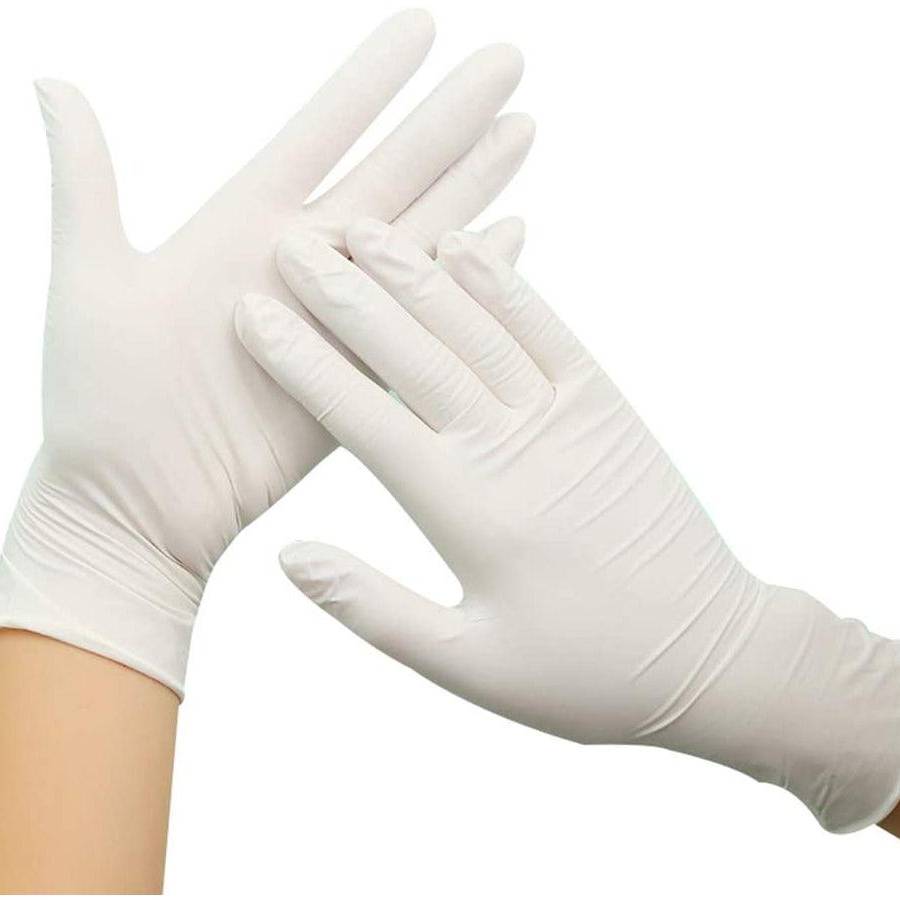 Latex Disposable Gloves, Large, 100pcs/pack