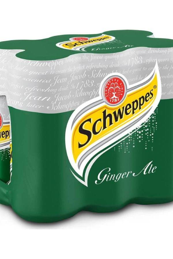 Schweppes Ginger Ale 250ml, 6pcs/pack
