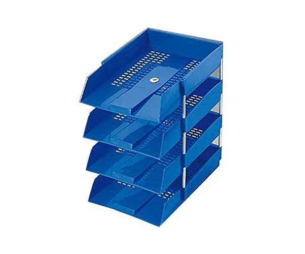 Modest MS-10422 4 Tier Document Tray – Blue
