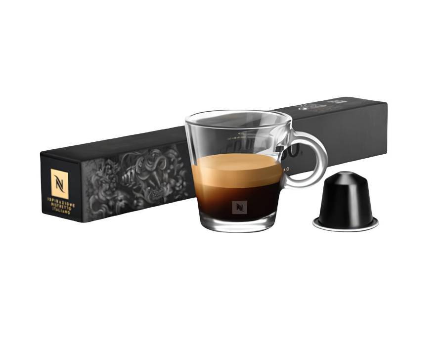 Nespresso Ispirazione Ristretto Italiano, Berry & Intensely Roasted, Intensity 10, 10 capsules