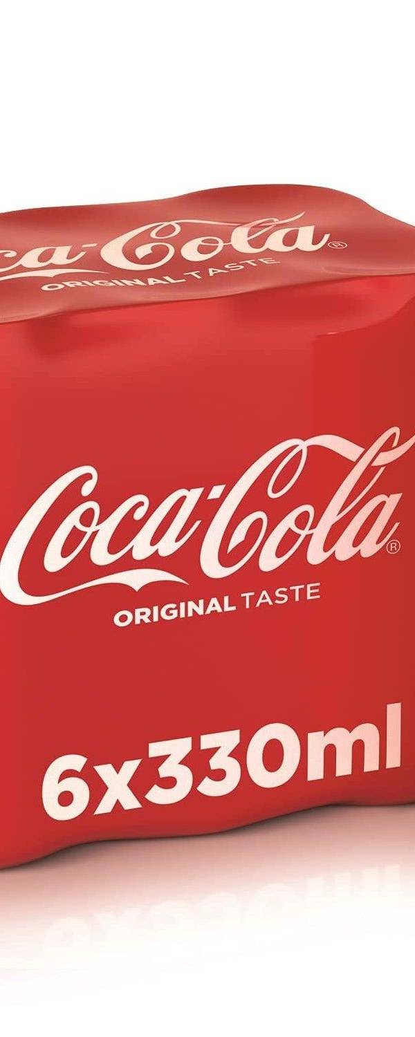 Coca Cola Regular in Can 330ml 6pcs/pack