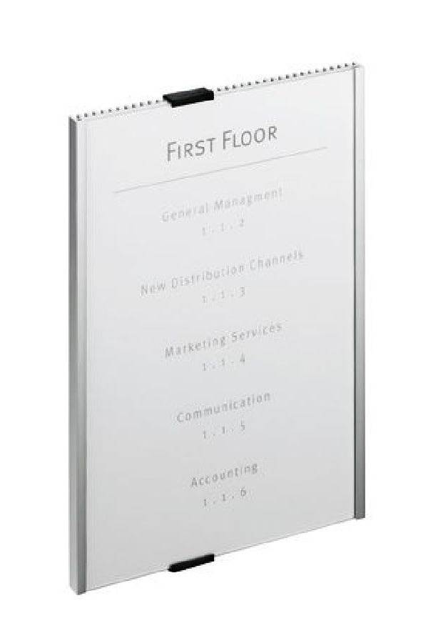 Durable INFO SIGN A4, 210 x 297 mm, Silver