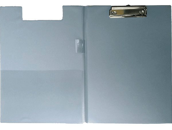 PVC Foldable Clip Board A4, Grey