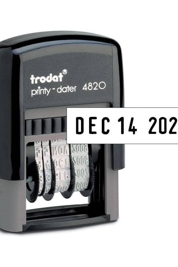 Trodat 4820 Printy Dater, Date Size 4mm