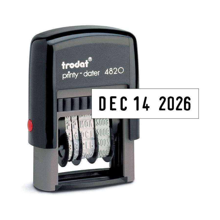Trodat 4820 Printy Dater, Date Size 4mm