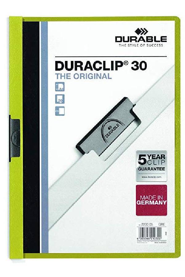 Durable Duraclip 30, A4, Green