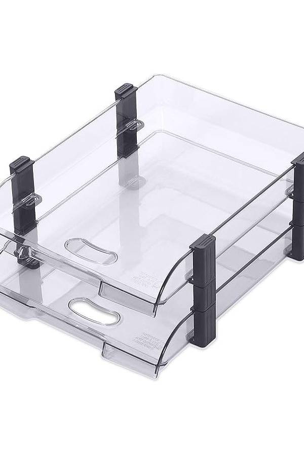 Omega 1758/2 Executive File Tray, Clear