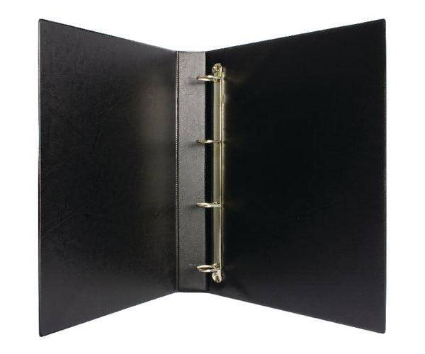 Alpha Presentation Binder 4 Rings A4, 50mm Spine, Black (406-BK)