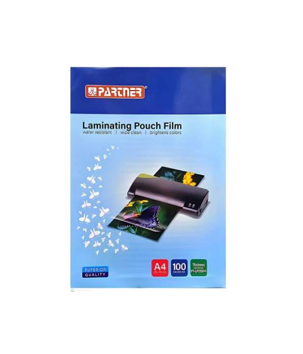 Partner A4 Laminating Pouch Films 125 Microns 216x303mm 100/pack