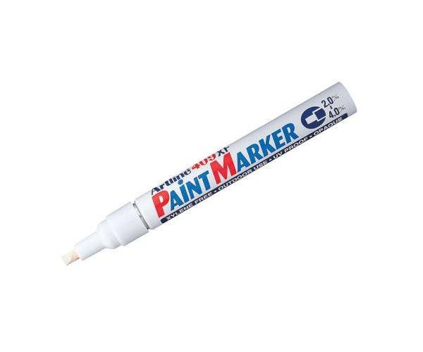 Artline 409XF Paint Marker, Chisel, White
