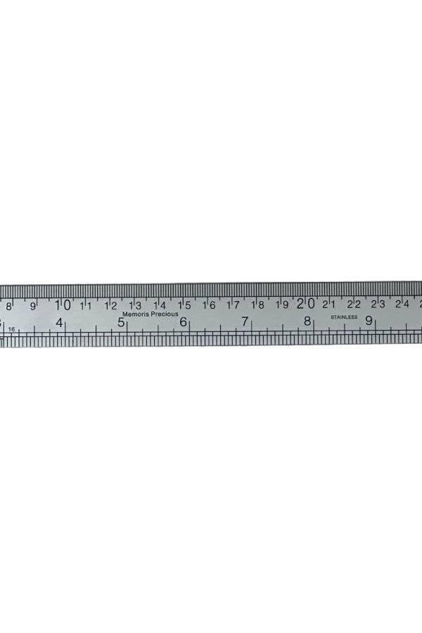 Deli Aluminum Ruler 12″ – 30 cm