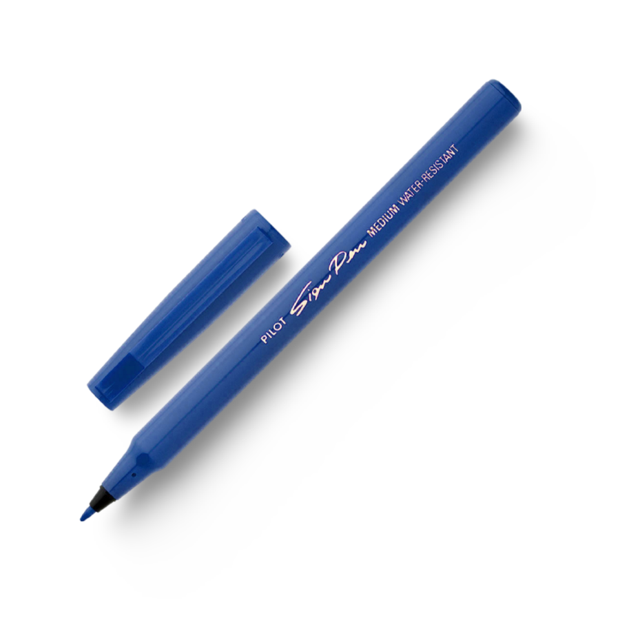Pilot SWN-SPN Water Resistant Sign Pen, Blue (12pcs/pack)