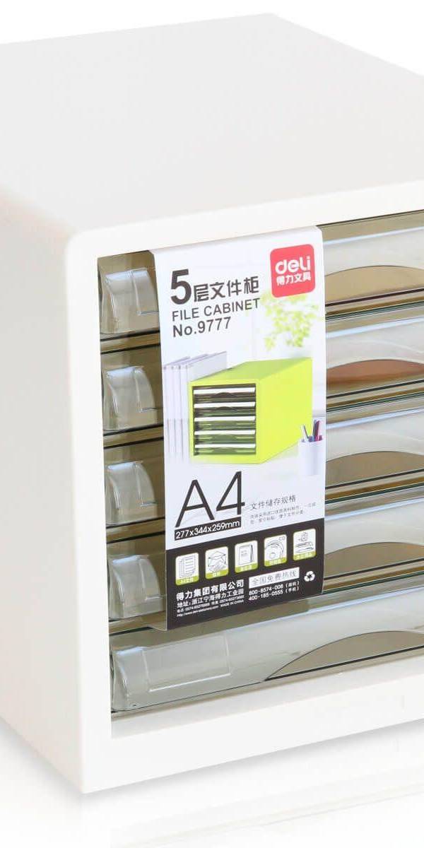 DELI E9777 5-Drawer Cabinet (without Lock)