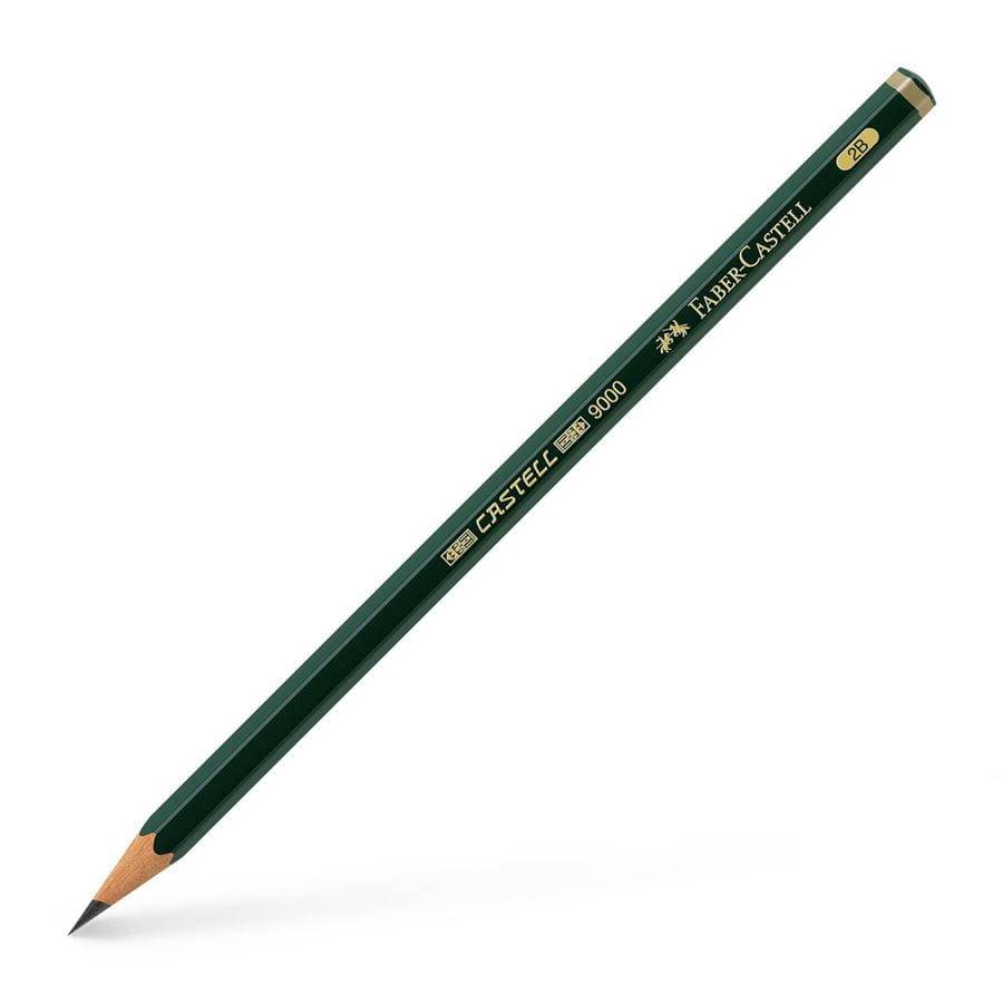 Faber Castell Graphite Pencil CASTELL 9000 2B (#119002) 12pcs/pack