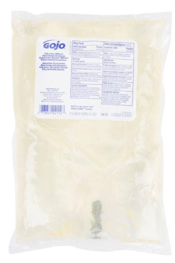 Gojo Ultra Mild Antimicrobial Lotion Soap Refill, 1000ml (2112-08)