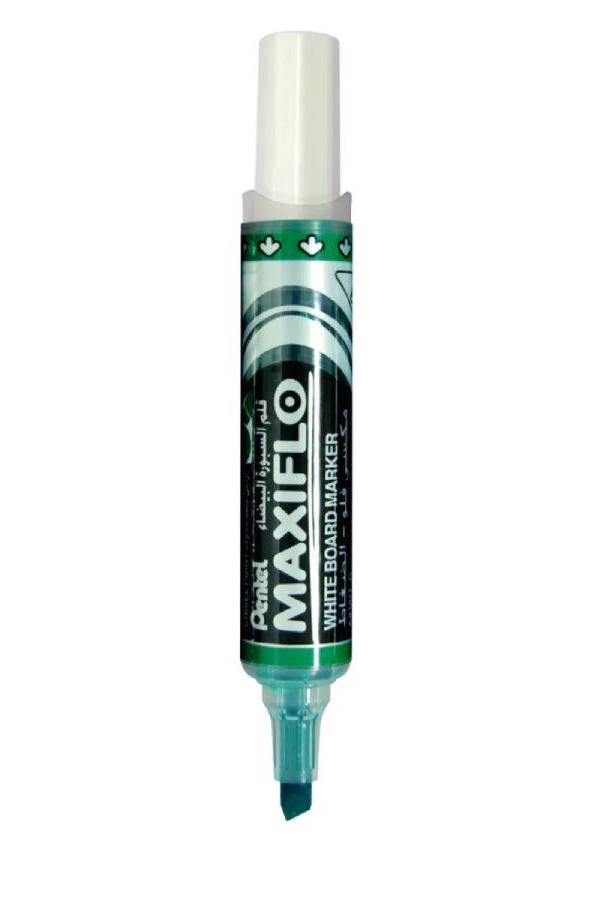 Pentel MWL6 Maxiflo Chisel Tip White Board Marker, Green