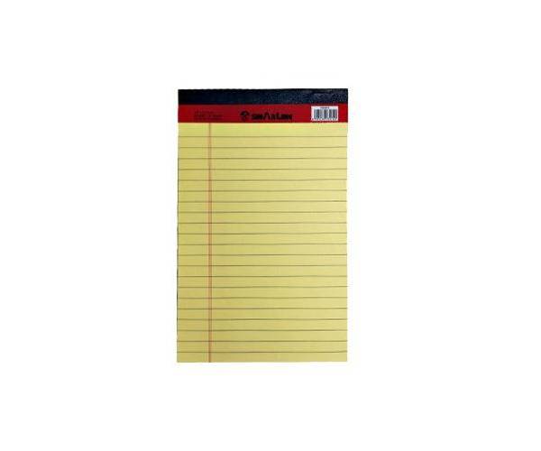 Sinarline Legal Pad A5, 56gsm, 40 Sheets, Line Ruled, Yellow