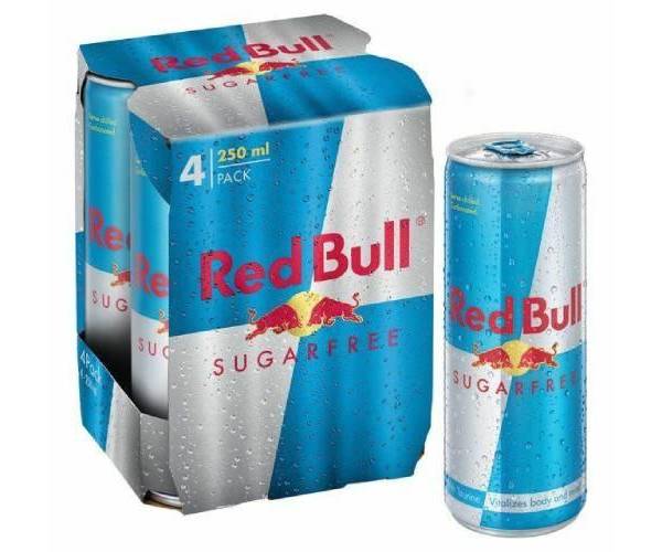 Red Bull Sugar Free – 4 x 250ml