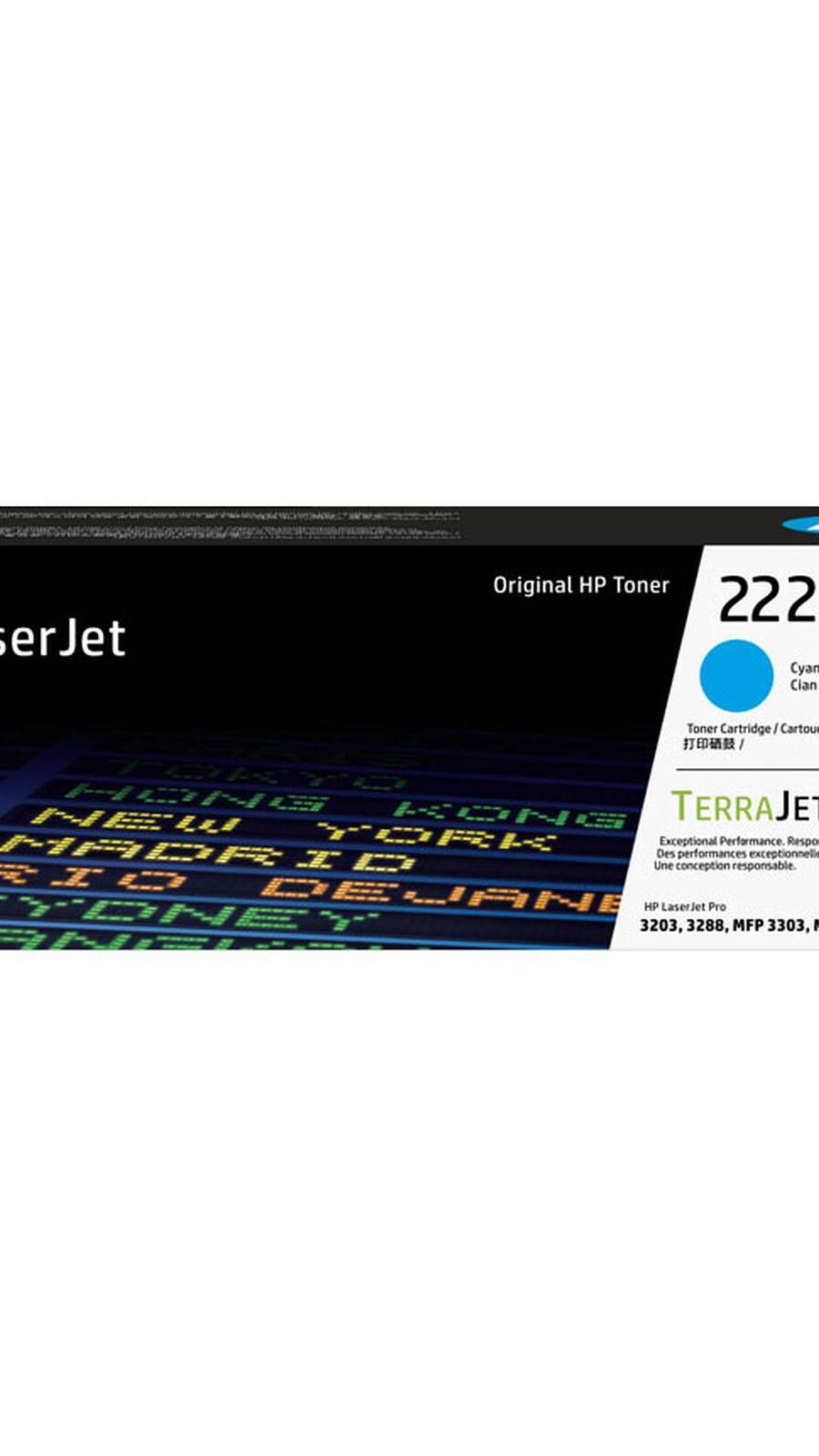 HP 222A Cyan Original LaserJet Toner Cartridge